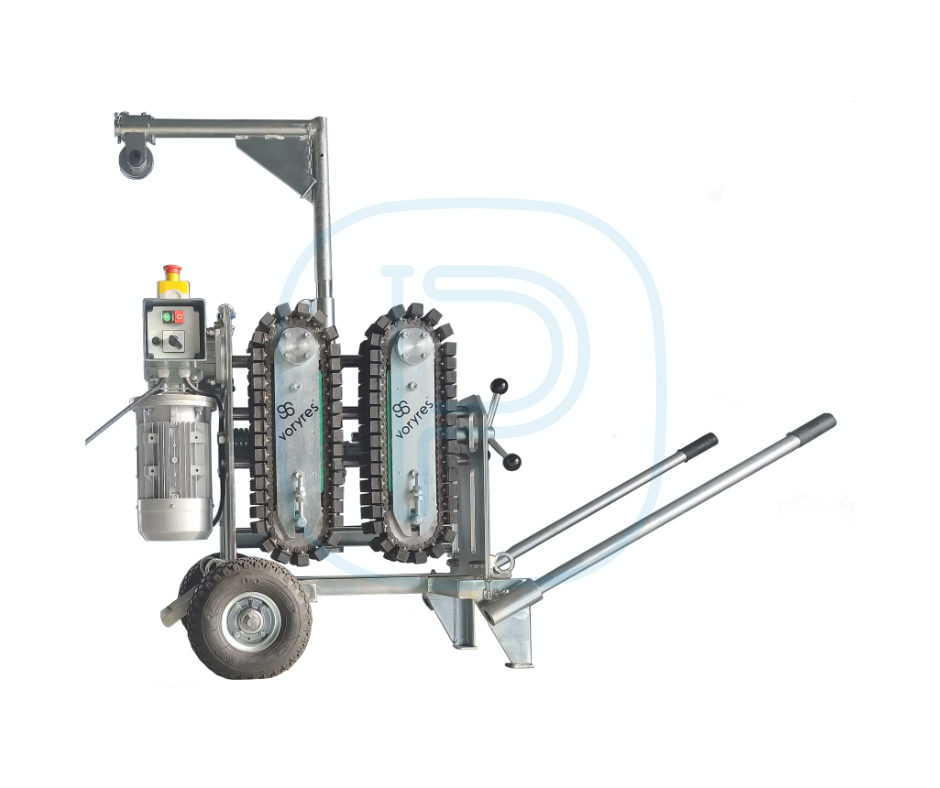 Extracteur portable à chenille pour pompes de forage